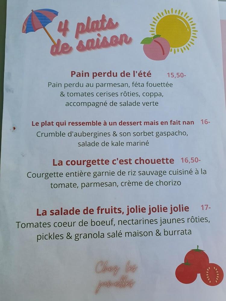 Chez Les Jumelles - Menu Image 4